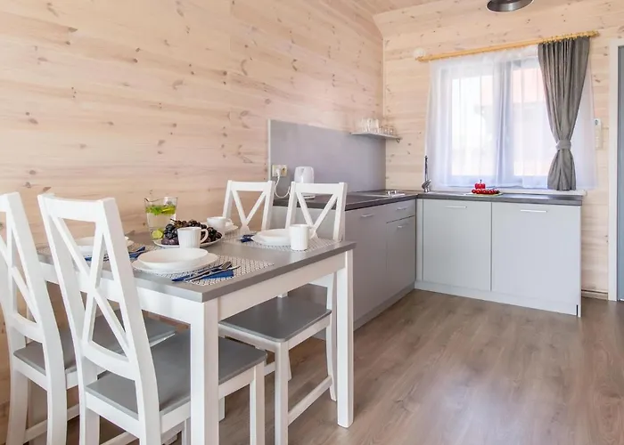 בית נופש Cozy, Wooden Homes With Terraces *