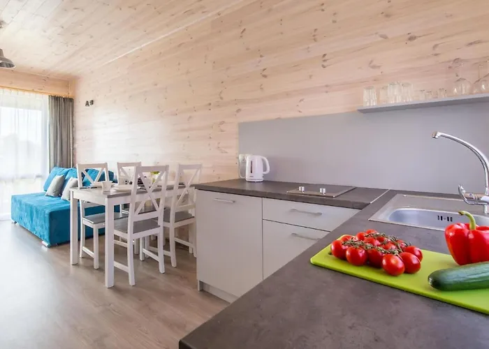 בית נופש Cozy, Wooden Homes With Terraces